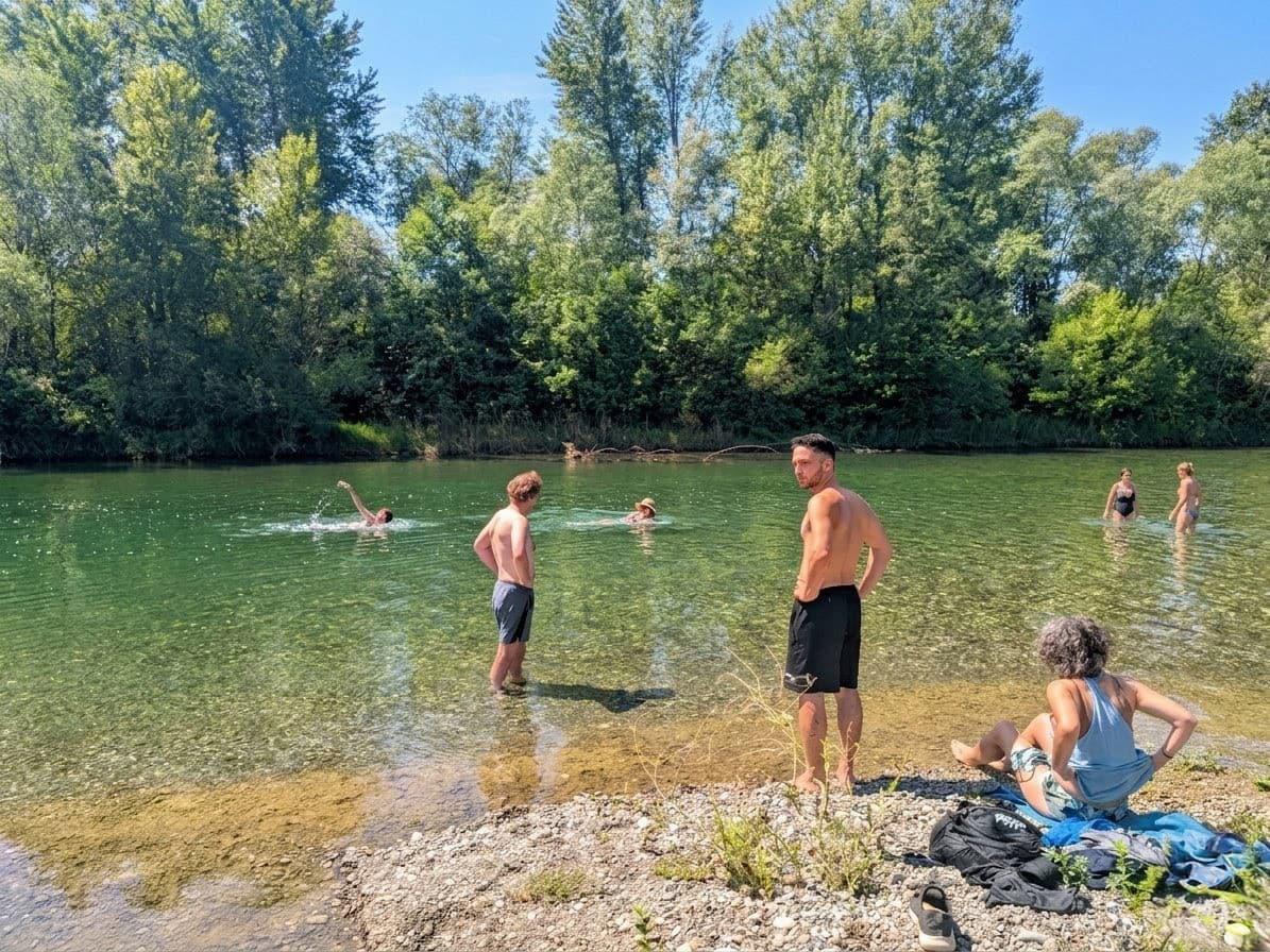 Guests enjoying an evening event at Scodrinon Hostel