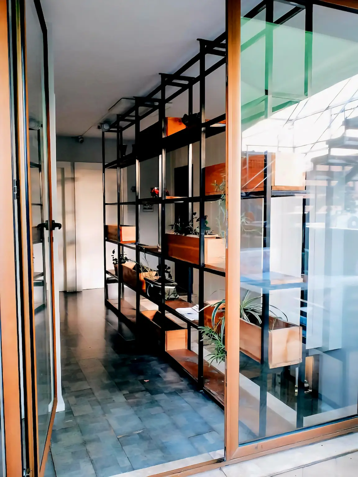 Hostel lounge and seating at Scodrinon in Shkoder